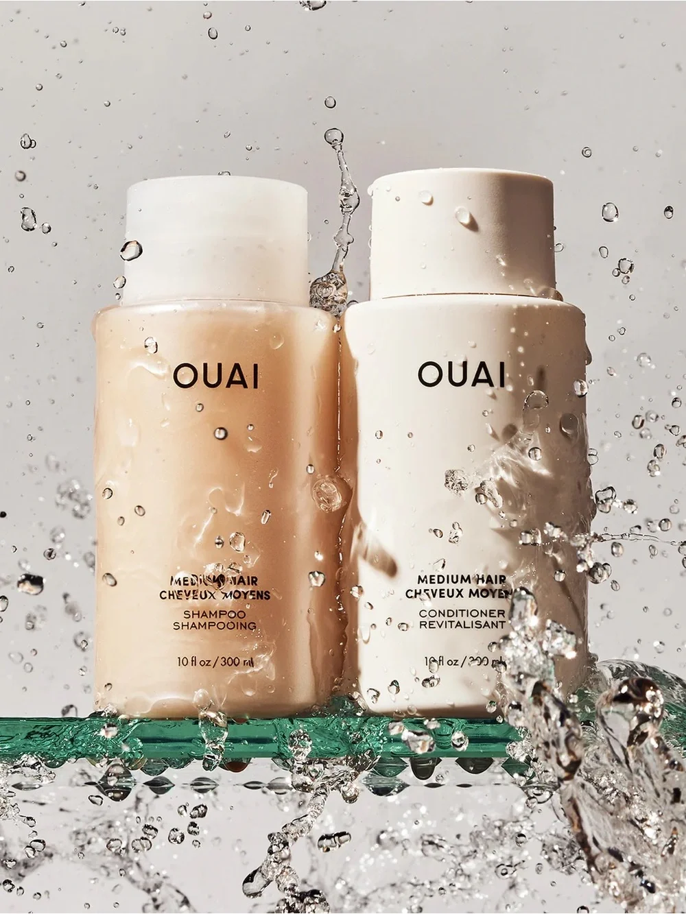 OUAI Medium Hair Shampoo & Conditioner Set 10 fl. Oz. / 300 ml NEW Sealed.